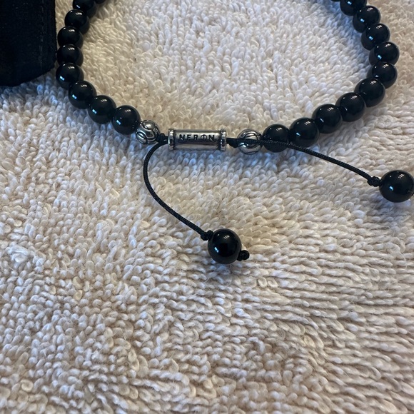 Neron Homme Black Love Pact Adjustable Bracelet - Picture 6 of 7